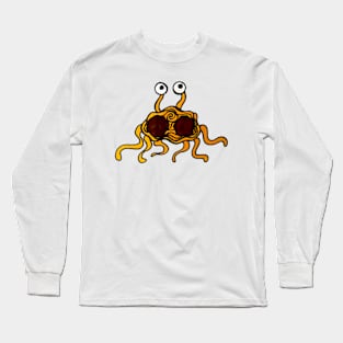 Flying Spaghetti Monster (Pastafarianism) Long Sleeve T-Shirt